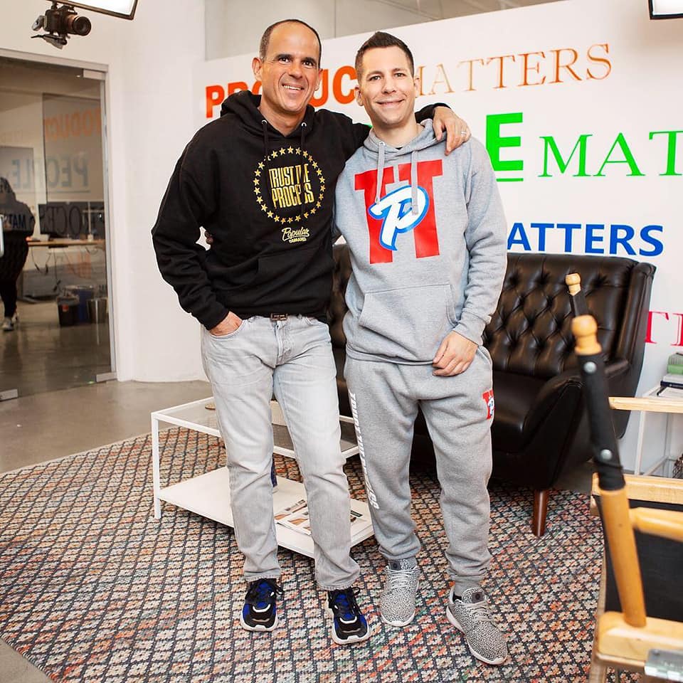About Travis Lubinsky with Marcus Lemonis on the set of CNBC's The Profit